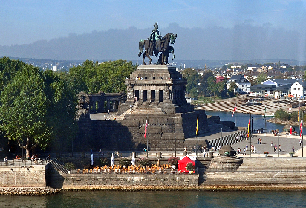 Reiterdenkmal am Deutschen Eck in Koblenz - 29.09.2011