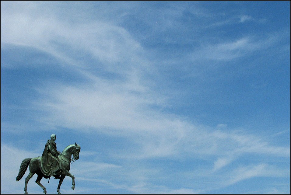 Reiterstandbild Knig Johanns auf dem Theaterplatz. 02.08.2009 (Jonas)