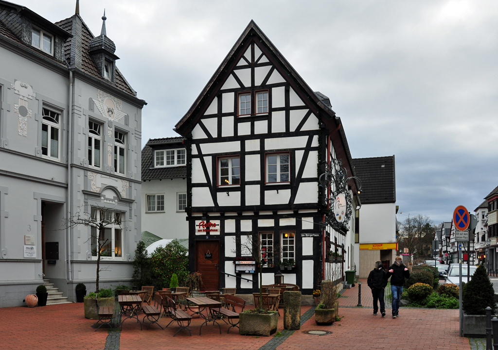 Rheinbach -  Rath`s am Brgerhaus , Gaststtte in schnem Fachwerkhaus - 11.01.2012