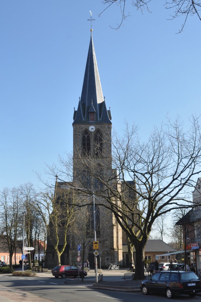 RHEINE, Ortsteil Mesum (Kreis Steinfurt), , 20.03.2011, Kirche St. Johannes Baptist


