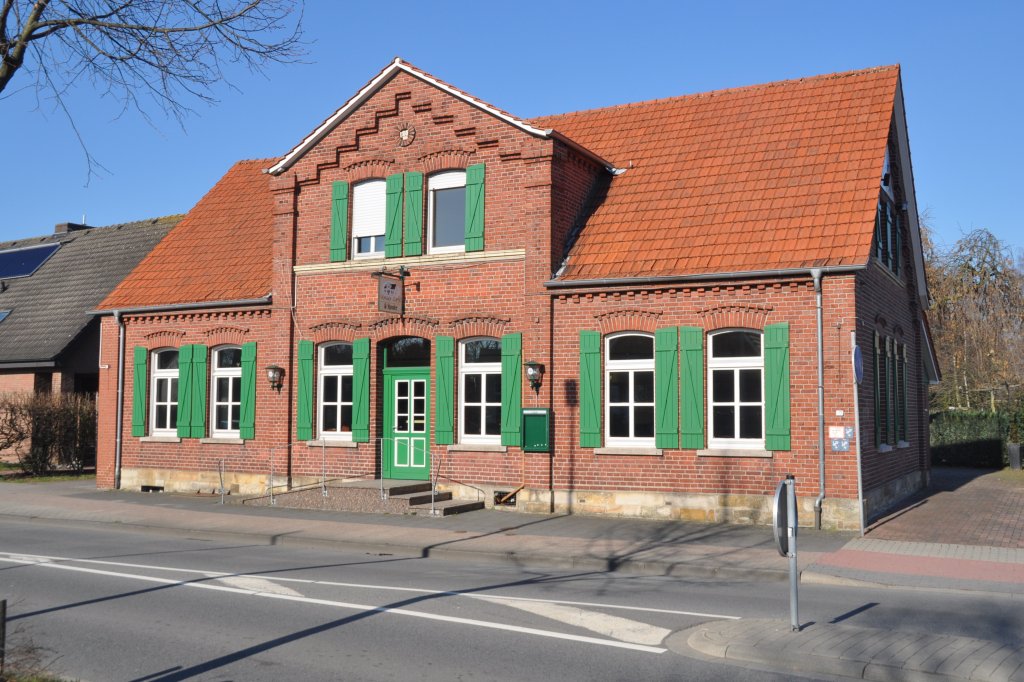 RHEINE, Ortsteil Mesum (Kreis Steinfurt), 20.03.2011, eines der wenigen lteren Huser

