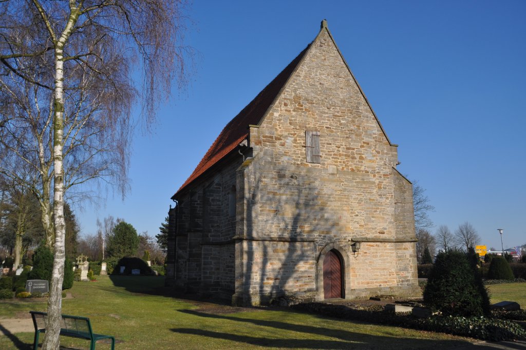 RHEINE, Ortsteil Mesum (Kreis Steinfurt), 20.03.2011, die alte Pfarrkirche, das lteste Gebude im Ortsteil Mesum