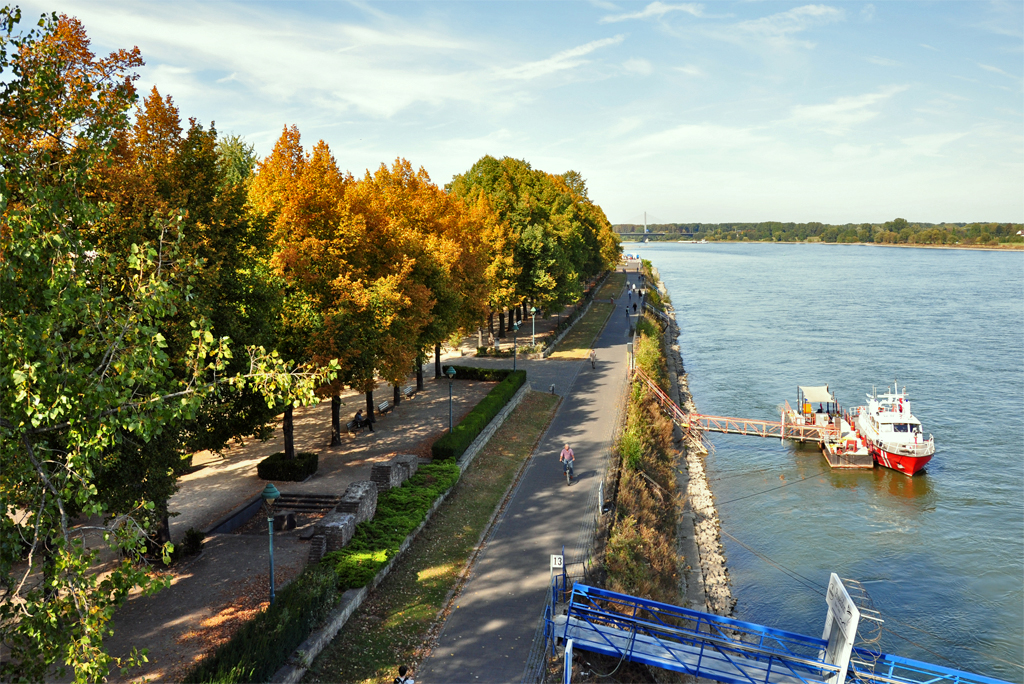 Rheinufer Bonn im Herbst - 01.10.2012