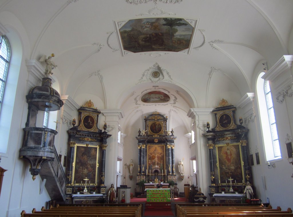 Richenthal, Altre und Kanzel der St. Ccilia Kirche (24.06.2012)