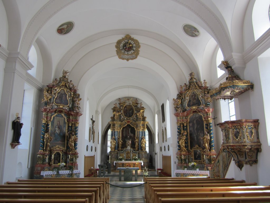 Ried, barocke Altre der St. Leonhard Kirche (28.04.2013)