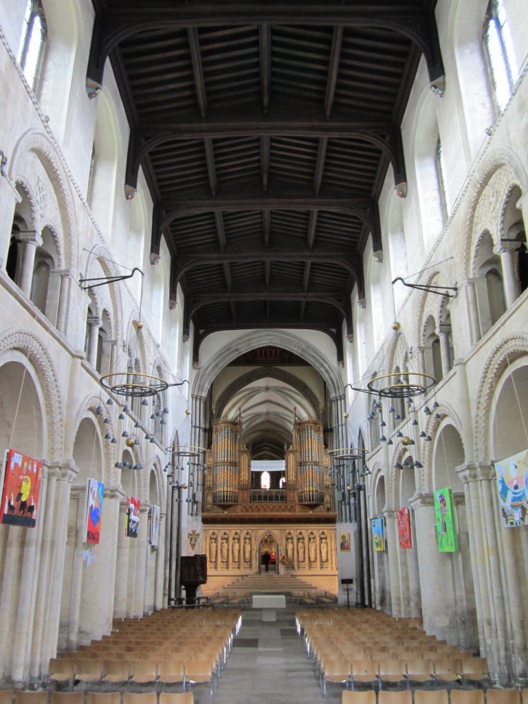 Rochester, Langschiff der Kathedrale (25.05.2013)