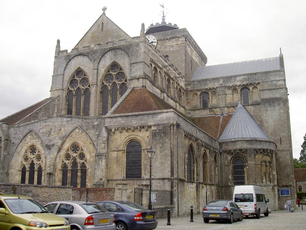 Romsey, Normannische Abteikirche, erbaut zwischen 1120 und 1140
(30.09.2009)