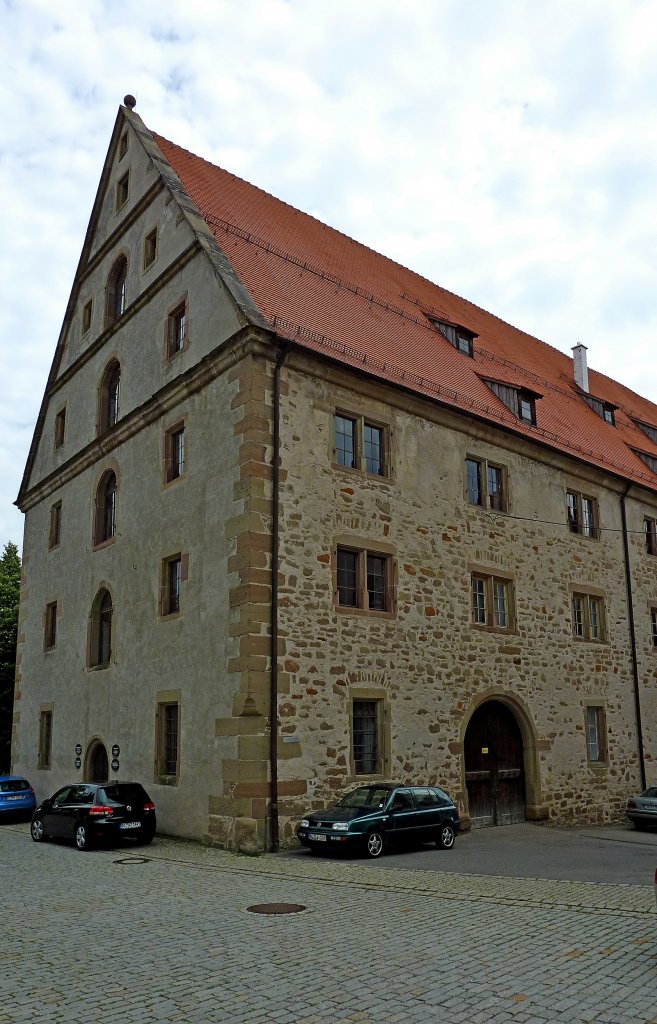 Rosenfeld, der 1556 erbaute Fruchtkasten diente der Bevlkerung in Notzeiten zum berleben, fate ber 10.000 Scheffel Korn, Juli 2011 