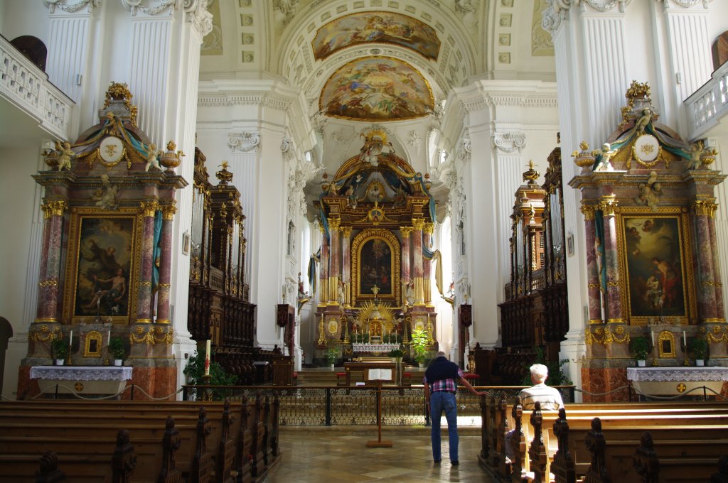 Rot a. d. Rot, Klosterkirche St. Verena, Altre von Franz Xaver 
Feuchtmeyer dem Jngeren, Landkreis Biberach (11.08.2011)