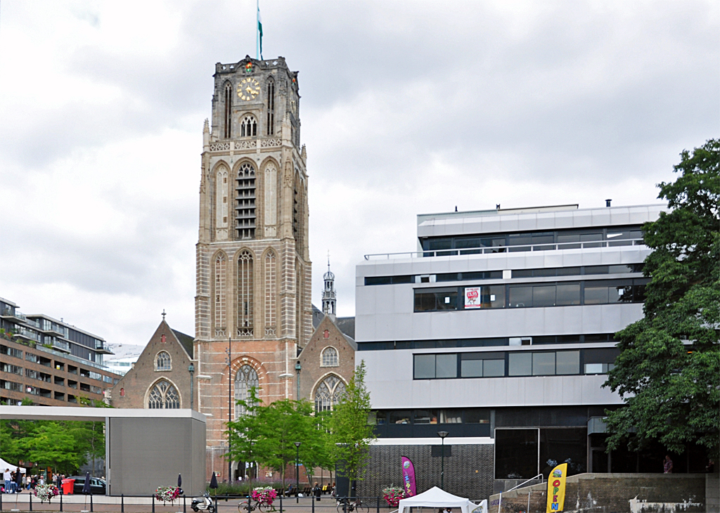 Rotterdam - St. Laurenskerk  im Stadtkern - 15.09.2012