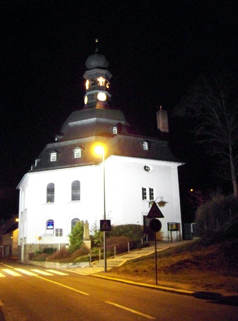 Rundkirche  Zum Friedefrsten  Klingenthal (die zweitgre Sachsen), 5.12.09.