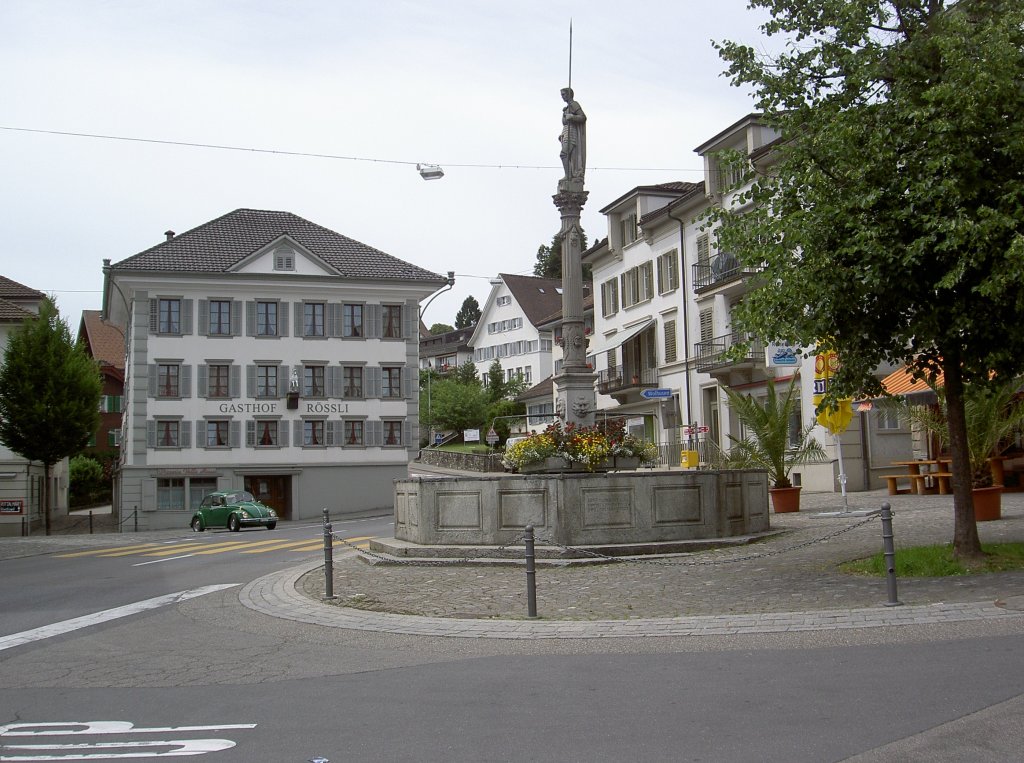 Ruswil, Gasthof Rssli am Dorfplatz, Kanton Luzern (24.06.2012)