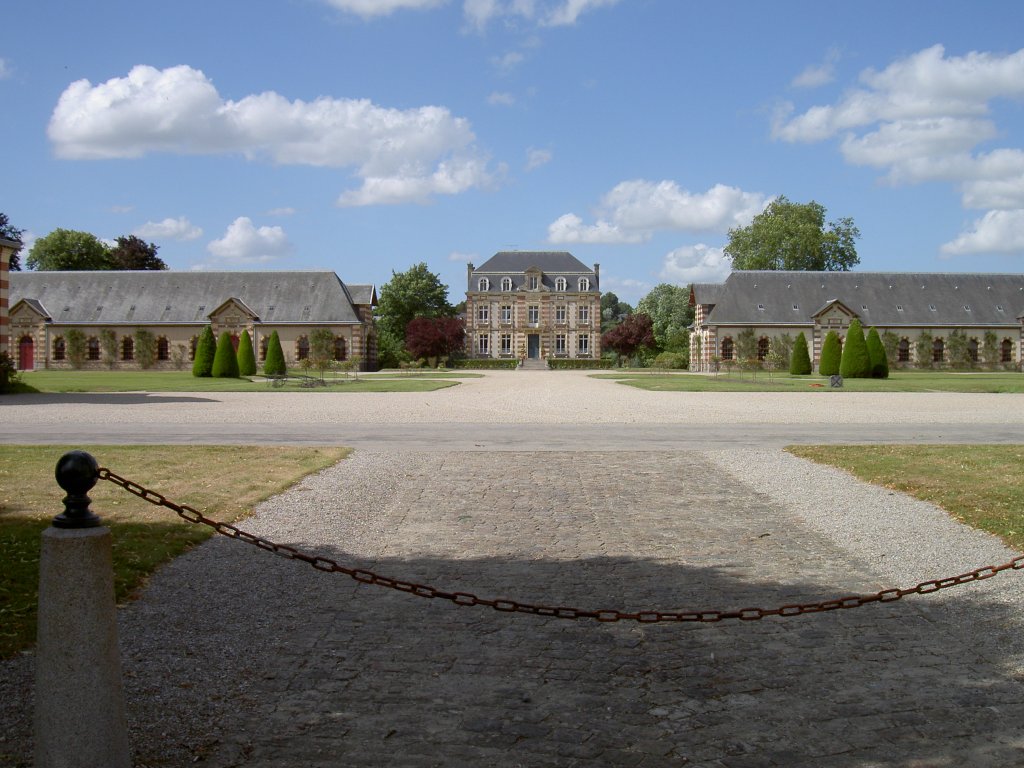 Saint Lo, Nationalgestt Haras, gegrndet 1806 durch Napoleon I. 
(05.07.2008)