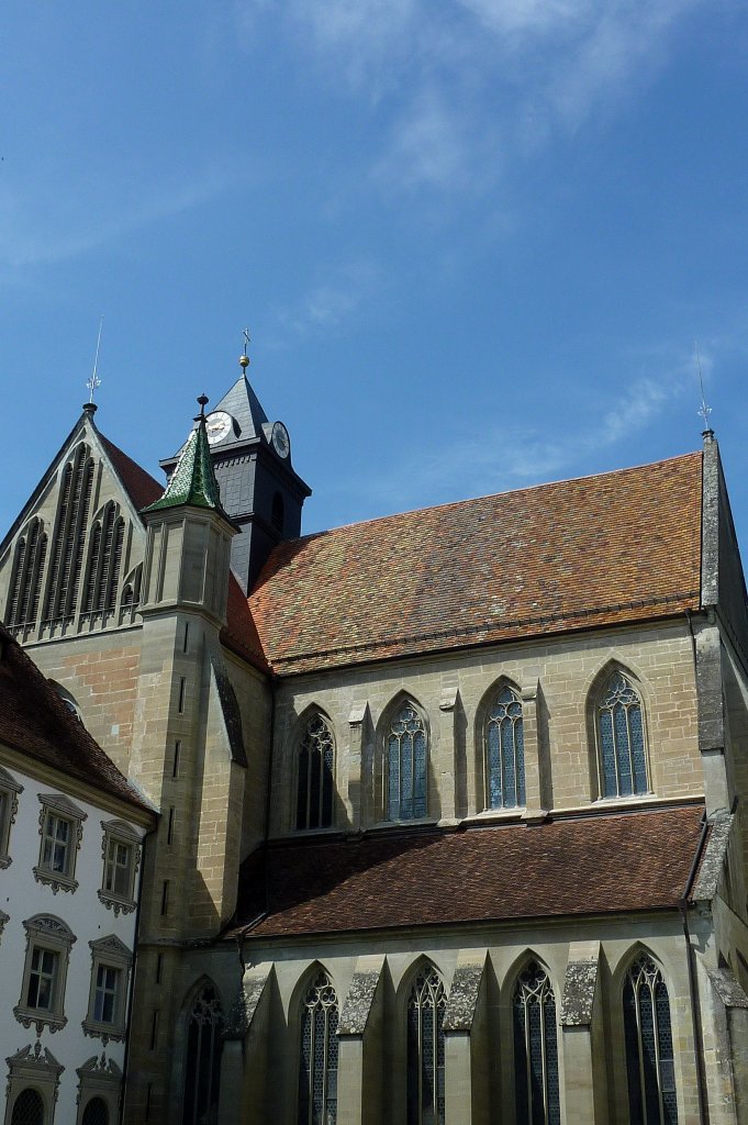 Salem, Blick auf die Vierung des Mnsters mit dem Dachreiter, Aug.2012