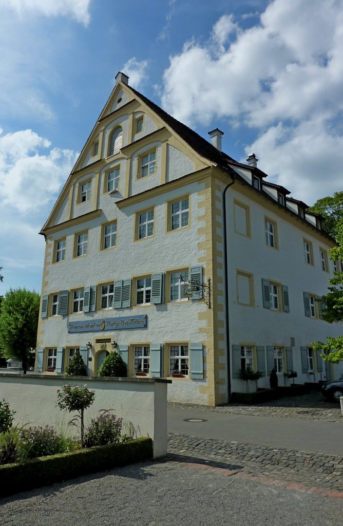 Salem, der Markgrflich Badische Gasthof  Schwanen  am ehemaligen Kloster, Aug.2012 