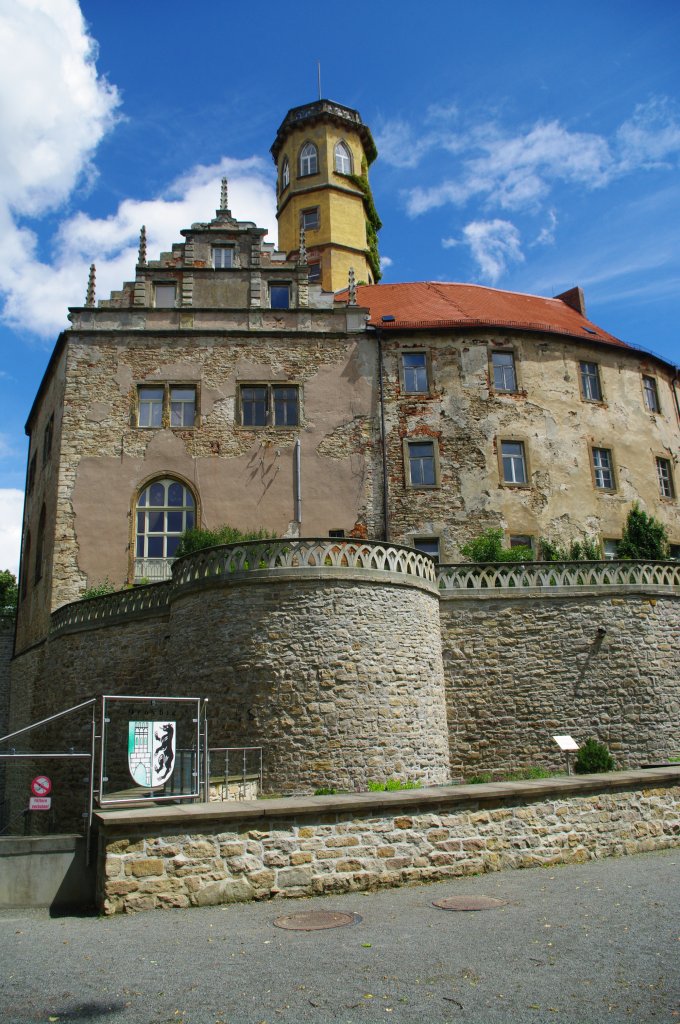 Schlo Droyssig, erbaut im 17. Jahrhundert mit Brengehege (18.07.2011)