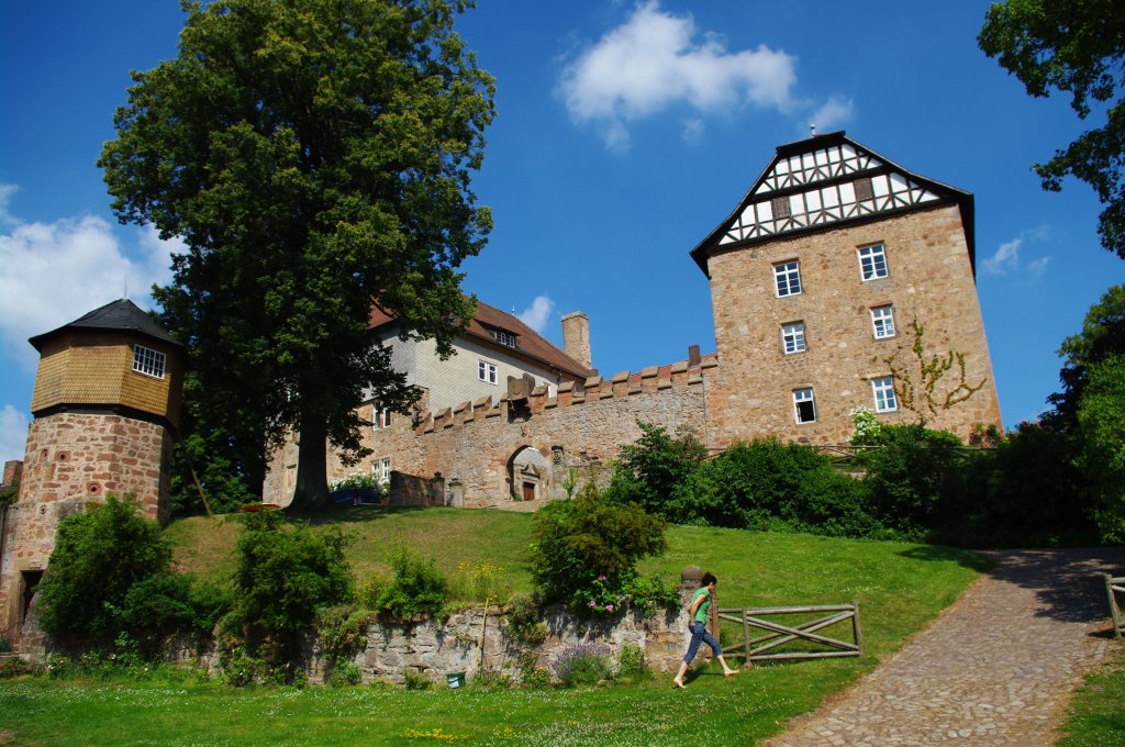 Schloss Ludwigseck, erbaut Anfang des 15. Jahrhundert, Kreis Hersfeld (05.07.2009)