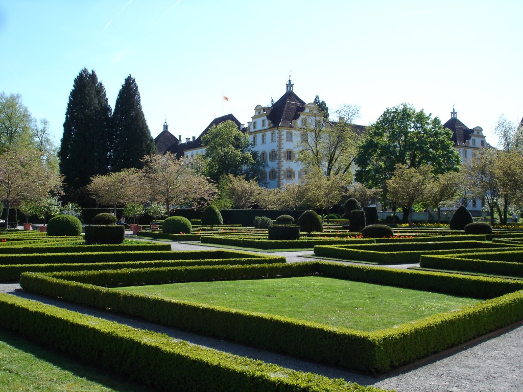 Schlo Salem mit Parkanlage,
unweit vom Bodensee,
April 2007