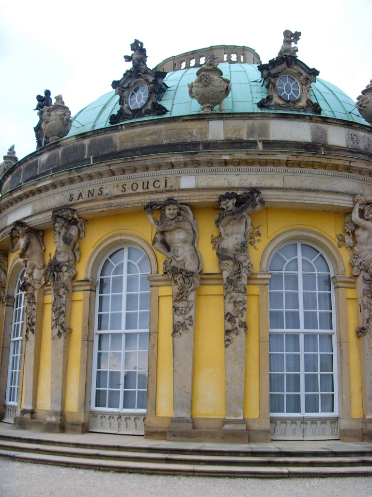 Schloss Sanssouci in Potsdam im Oktober 2009