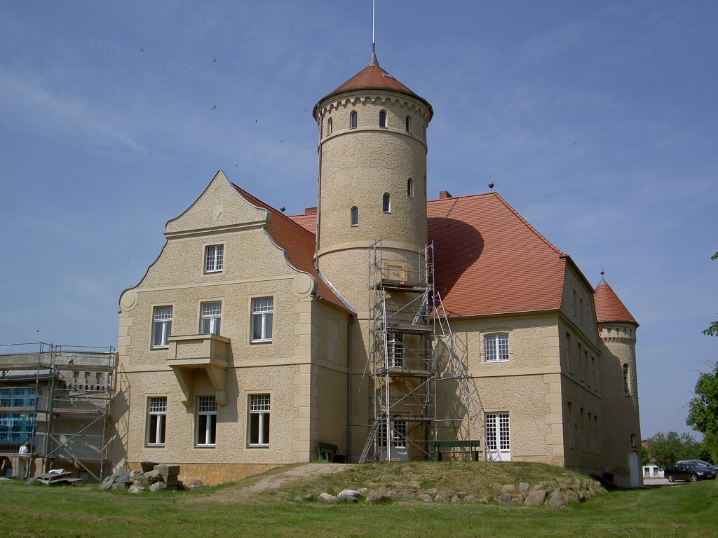 Schlo Stolpe, erbaut von 1690 bis 1700 durch Erdmann von Schwerin, Kreis
Vorpommern (23.05.2012)