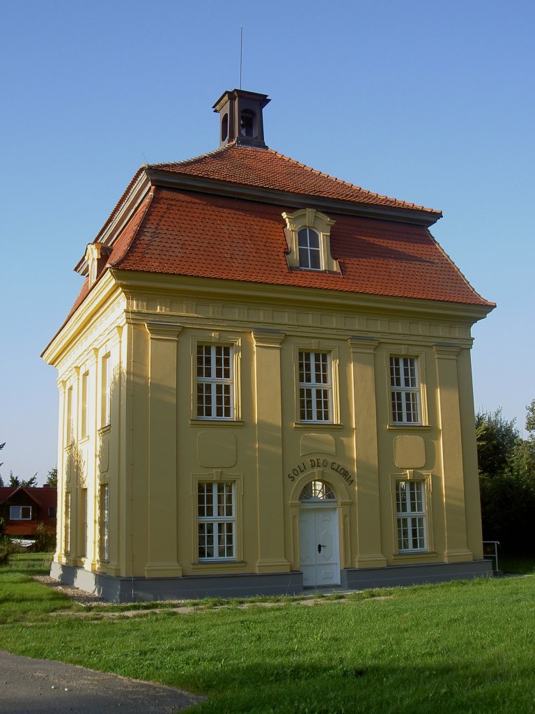 Schlosskirche Diekhof, erbaut 1768, Landkreis Rostock (16.09.2012)
