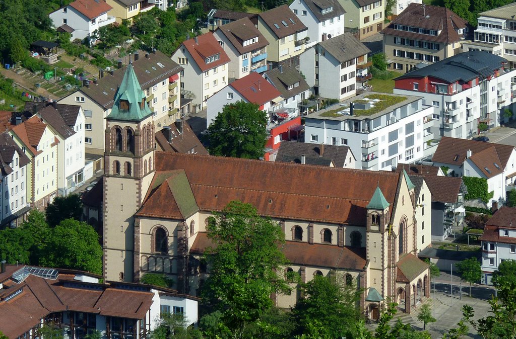 Schramberg, katholische Pfarrkirche Heiliger Geist, erbaut 1912-14, Mai 2012