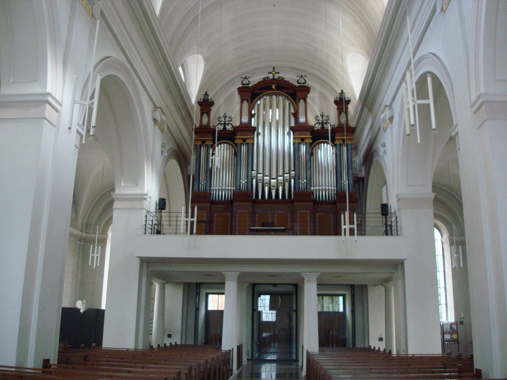 Schramberg im Schwarzwald, die Walker-Orgel in der Basilika zhlt zu den ltesten erhaltenen greren Kegelladenorgeln, Okt.2010