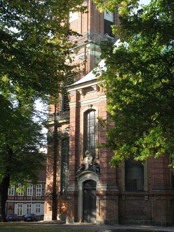 Schwerin [MV]; Lindenstrae mit Schelfkirche, Schwerin 27.09.2009