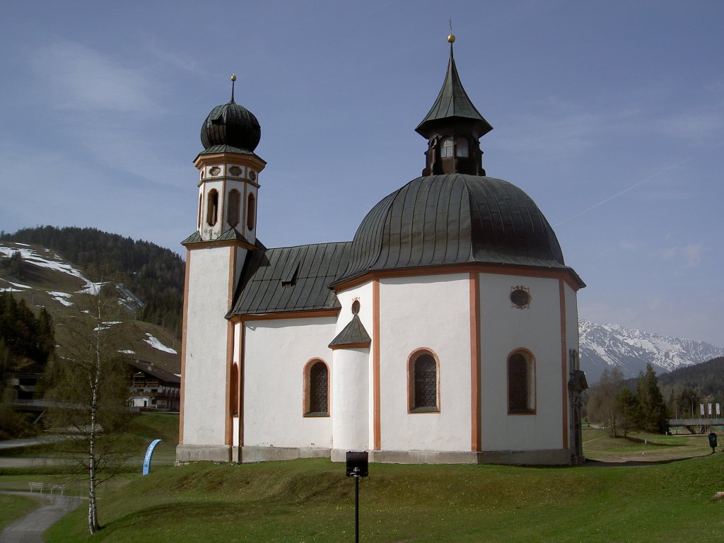 Seefeld, Seekirche Hl. Kreuz, erbaut von 1629 bis 1666 (01.05.2013)