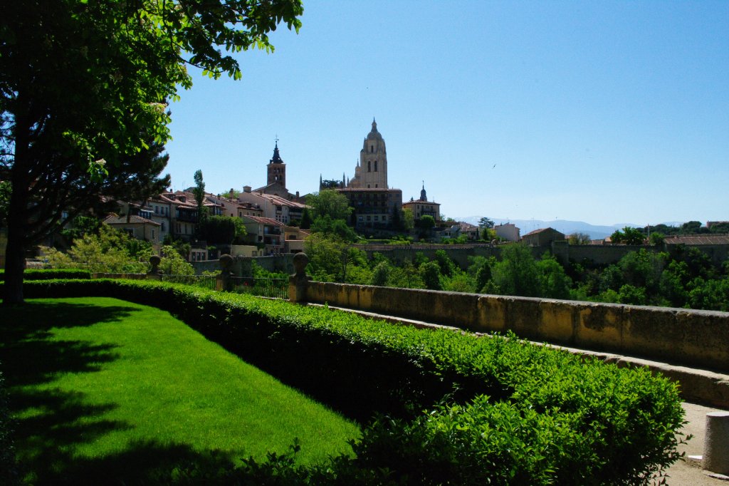 Segovia, Ausblich auf die Kathedrale und Altstadt (21.05.2010)