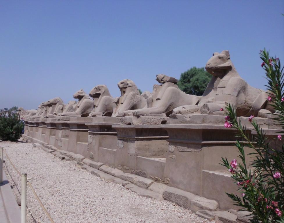 September 2010
Ägypten Luxor Alte Tempelverbindungsstraße
