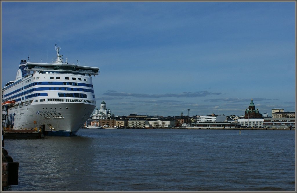 Sicht auf Helsinki vom Sdhafen aus.
(30.04.2012)