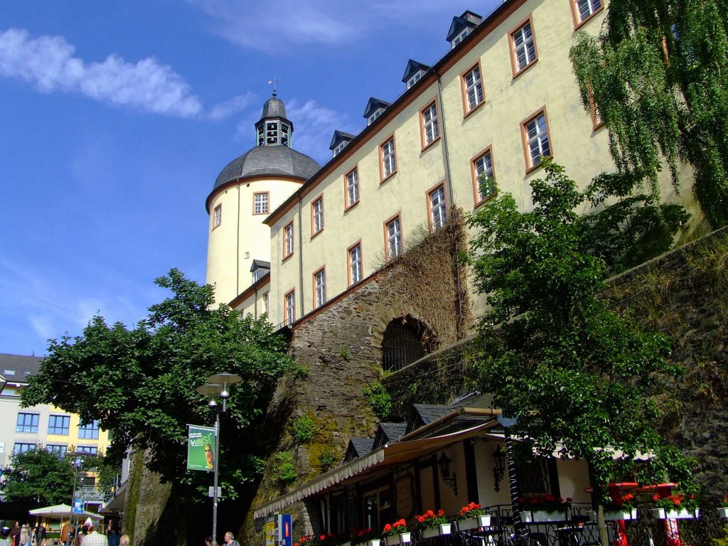 Siegen am 10.06.2009 Blick vom Klner Tor zum Unteren Schlo.