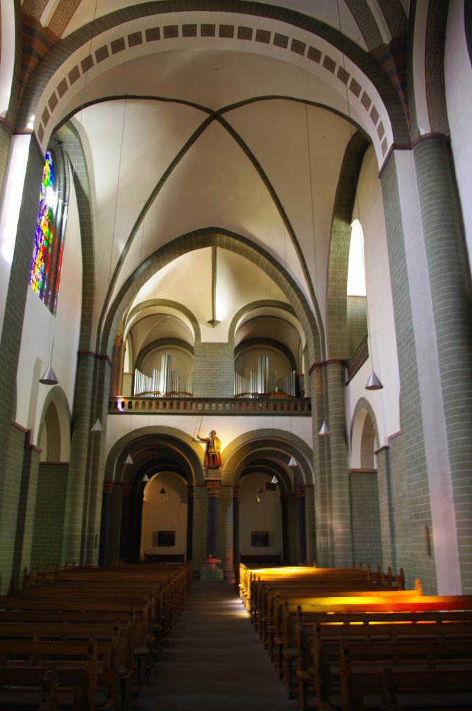 Soest, Stiftskirche St. Patroklus, Orgelempore (01.08.2011)
