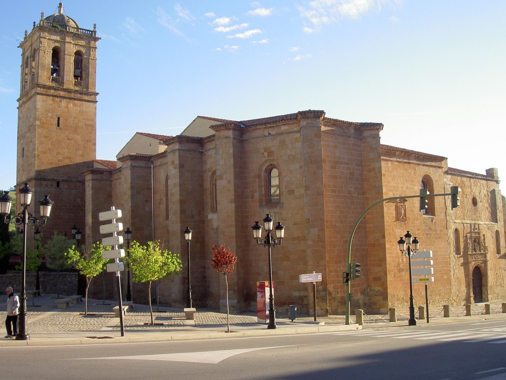 Soria, Kathedrale San Pedro, erbaut bis 1573 mit plataresken Portal 
(18.05.2010)