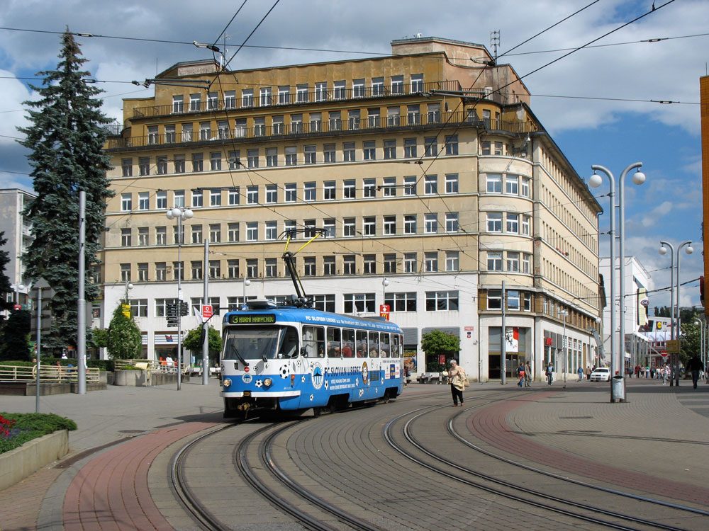 Soukenn nměst (Tuchplatz) in Liberec (Reichenberg); 07.07.2007
