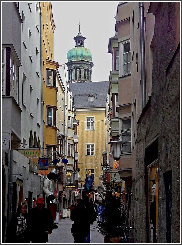 Spaziergang durch die Altstadt von Innsbruck am 22.12.09. (Jeanny)