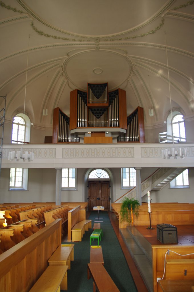 Speicher, Rieger Orgel von 1966 in der Ref. Kirche (21.08.2011)