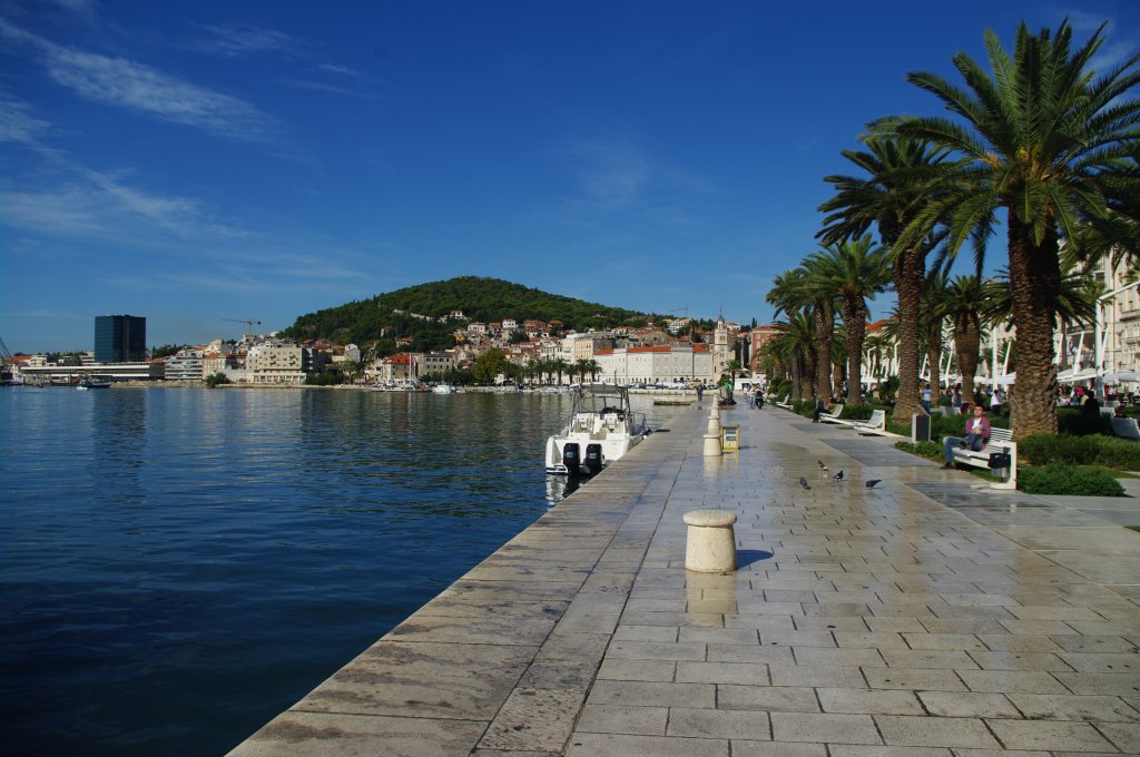 Split, Hafenpromenade Riva (12.10.2011)