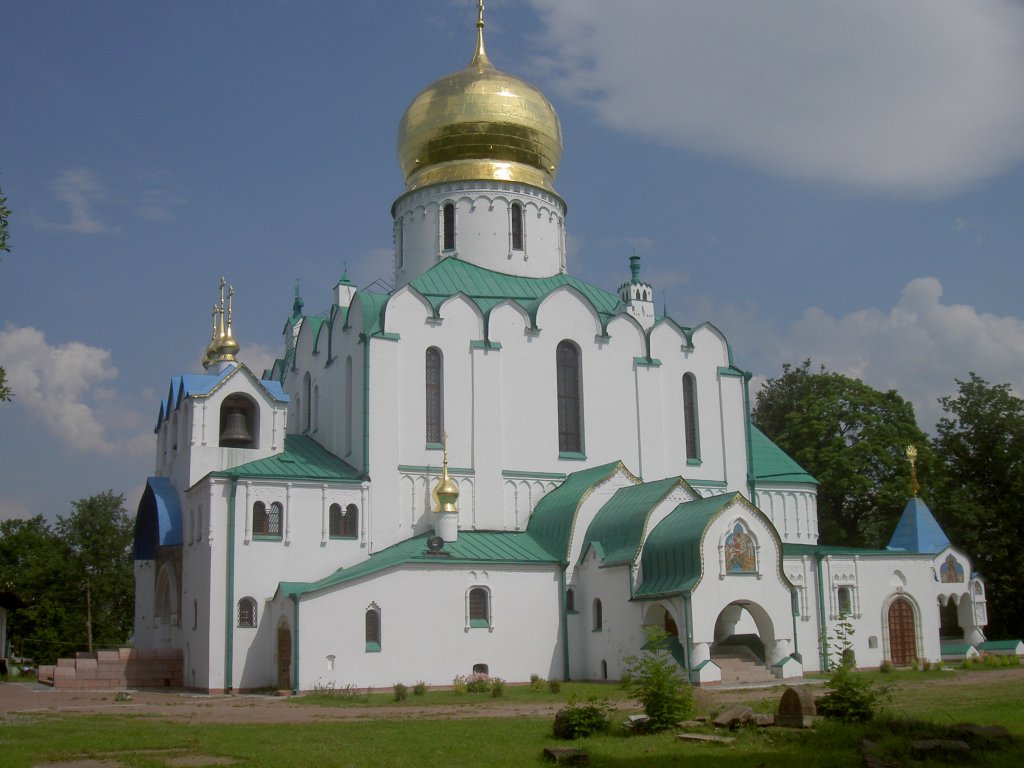 St. Petersburg, Puschkin Fjodor Klosterkirche (07.07.2010)