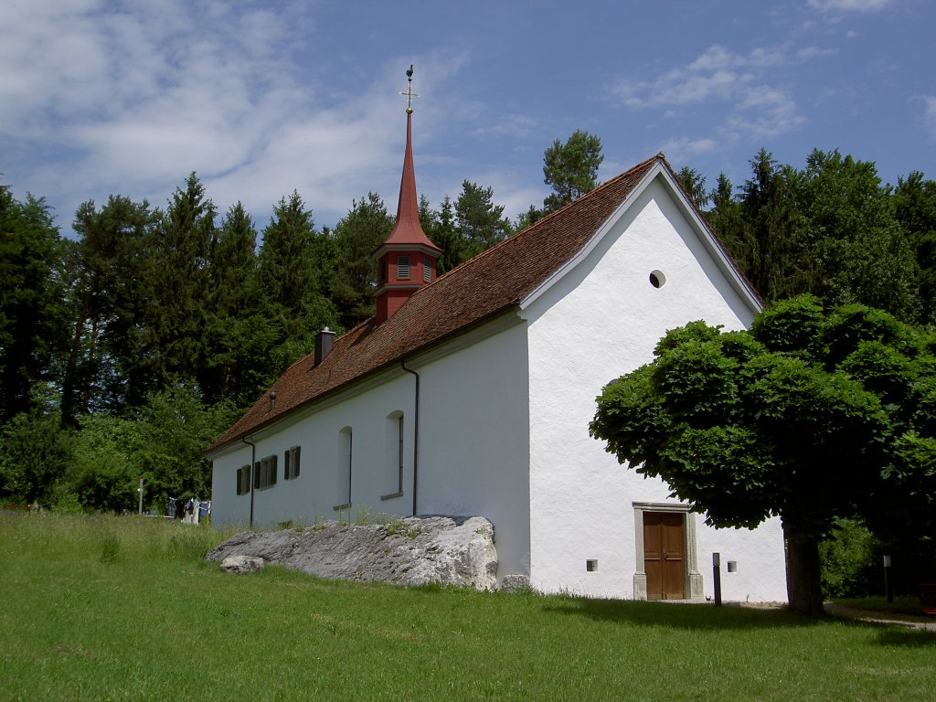 St. Wendelin Kapelle in Sarmenstorf, erbaut 1650, Bezirk Bremgarten (07.06.2012)