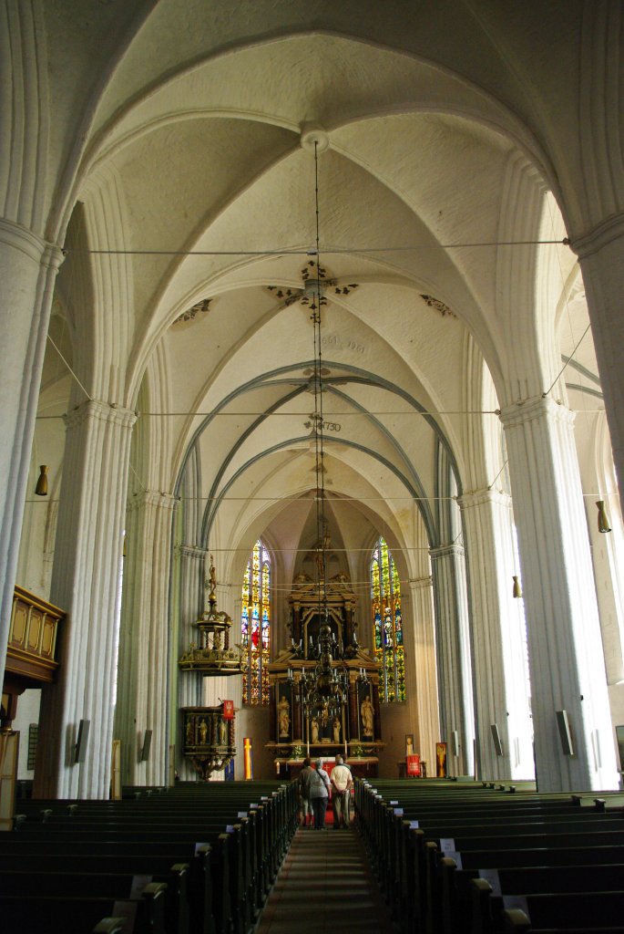 Stade, St. Wilhadi Kirche, Kreuzrippengewlbe (09.05.2011)