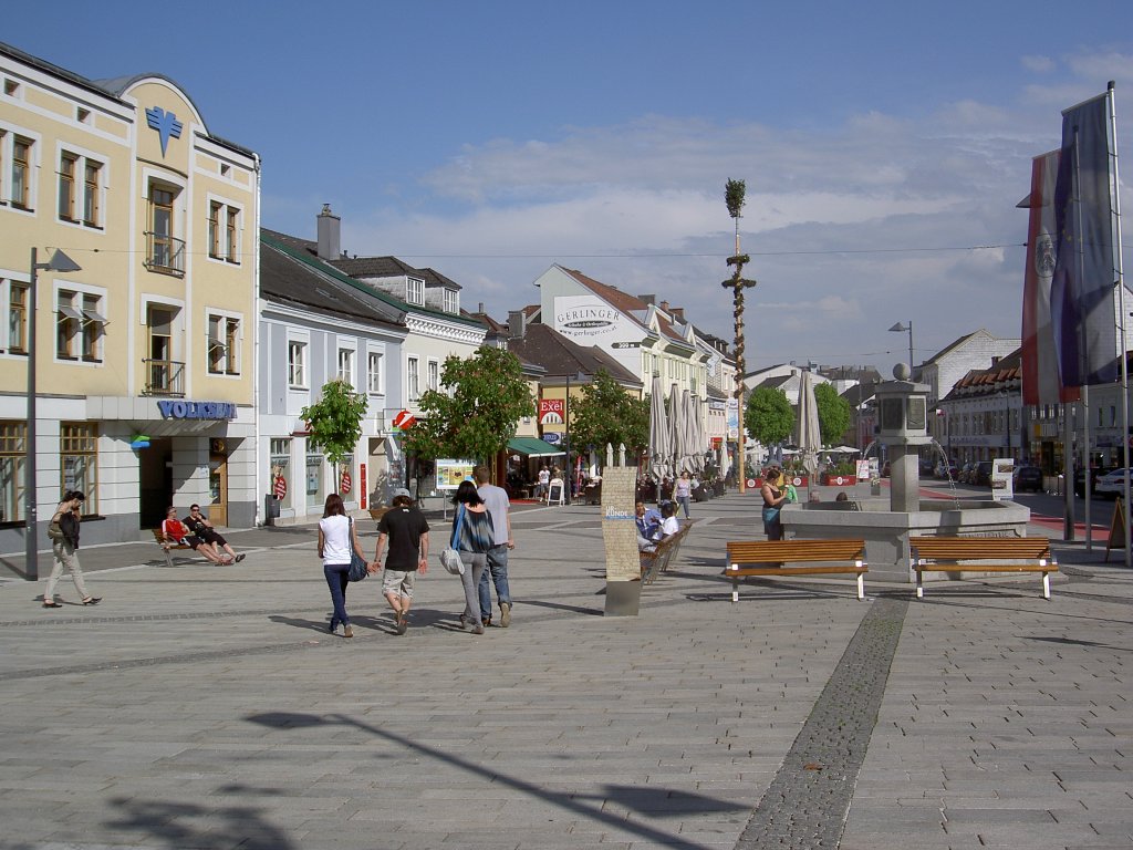 Stadtplatz von Amstetten (04.05.2013)