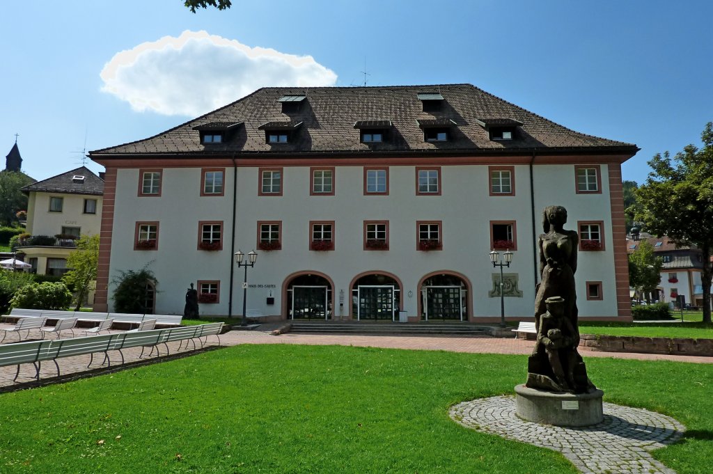 St.Blasien, ehemaliger Marstall des Klosters, ist das lteste Gebude im Ort, heute Museum und  Haus des Gastes , Aug.2011