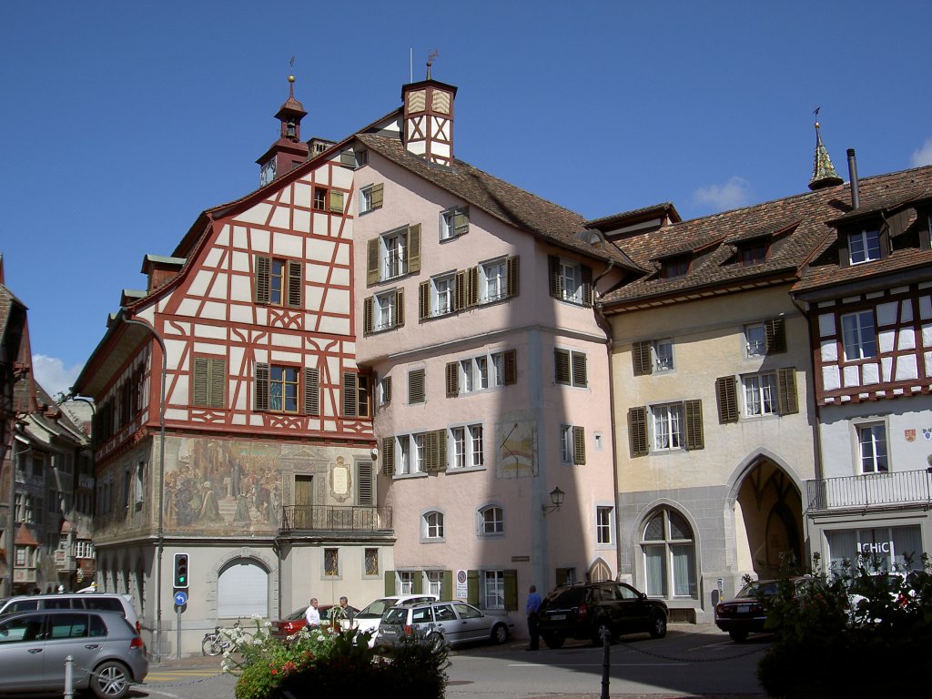 Stein a. Rhein, Chirchhofplatz (28.08.2011)