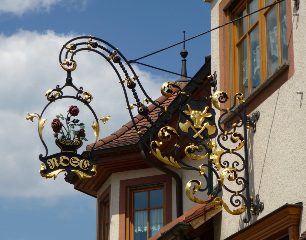 Steinach im Kinzigtal, Gasthaus und Metzgerei  Rose , Juli 2013