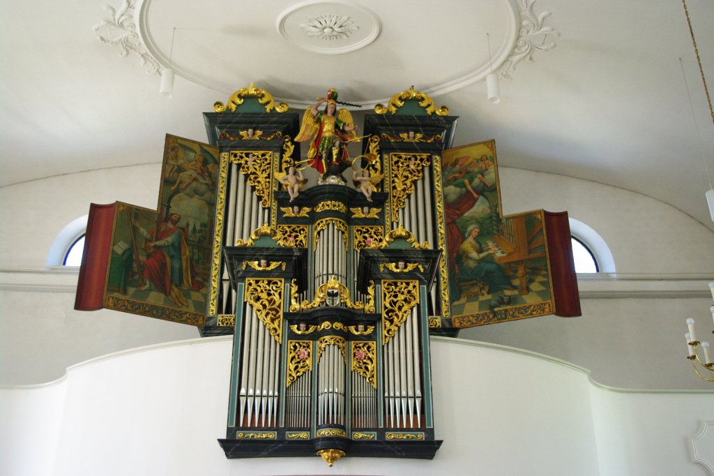 Steinen, Orgel der St. Jakob Kirche, Kanton Schwyz (09.08.2010)