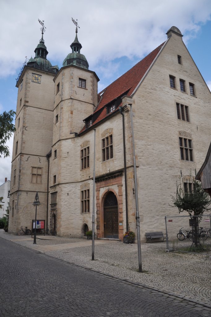 STEINFURT, Ortsteil Burgsteinfurt (Kreis Steinfurt), 01.09.2011, in diesem Gebude befand sich von 1591 bis 1811 die erste Universitt Westfalens