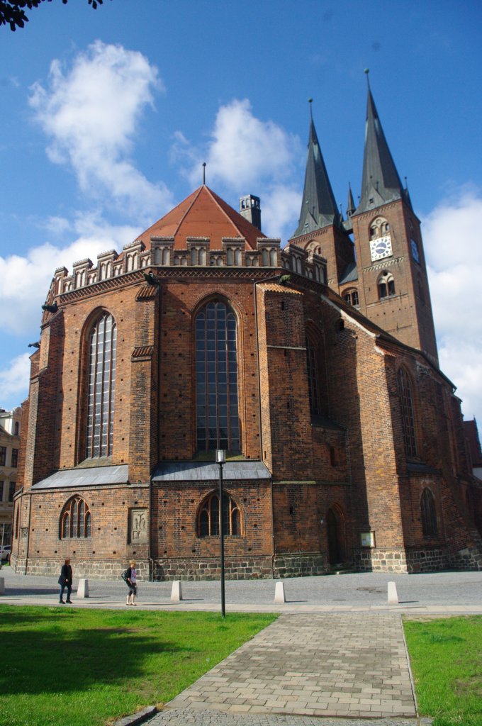 Stendal, Marienkirche, erbaut ab 1420 als sptgotische Hallenkirche (11.07.2012)