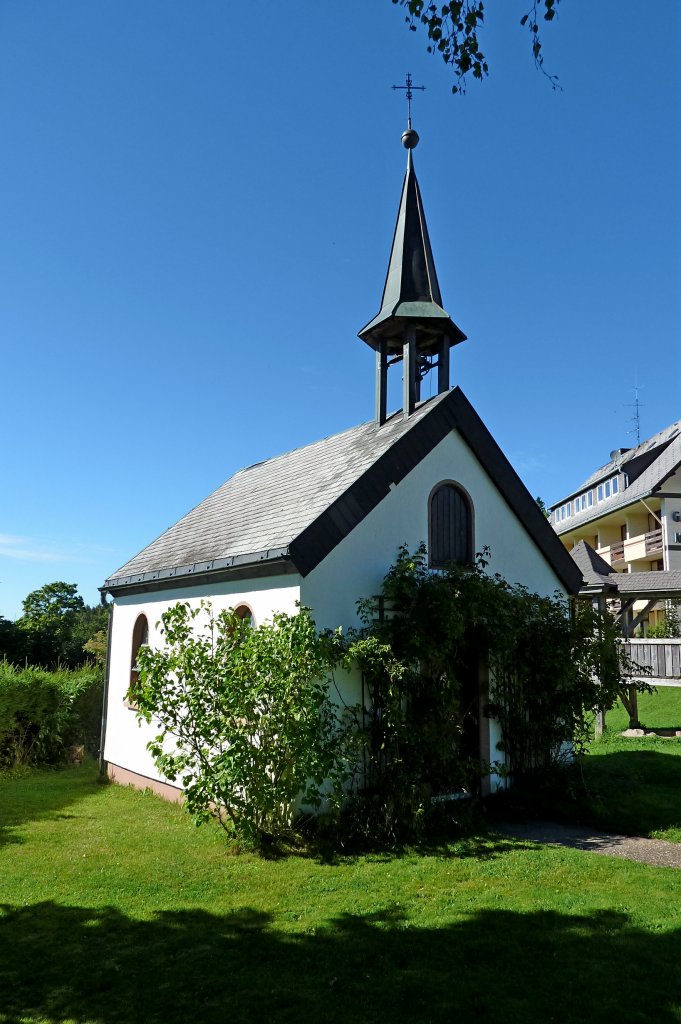 St.Mrgen, Kapelle am Gasthaus Sonne Neuhusle, Aug.2012